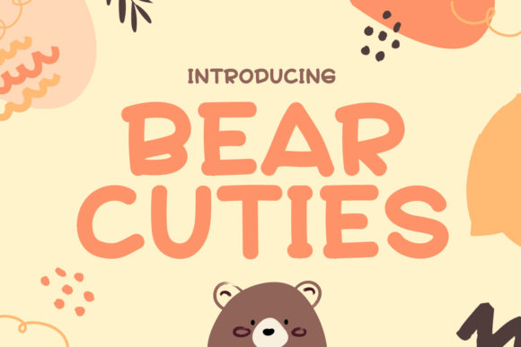 Bear Cuties: A Bold Display Font for Impactful Design
