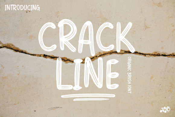 Crack Line: The Display Font That Turns Heads