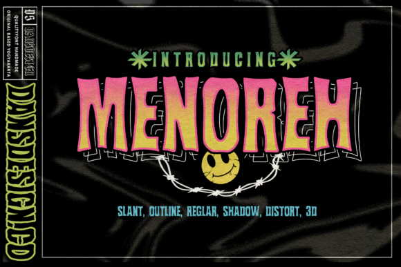 Menoreh: Why This Bold Display Font Is a Game-Changer for Streetwear and Branding