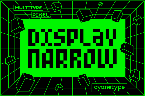 MultiType Pixel Display Narrow: A Practical Guide to Using This Unique Pixelated Font