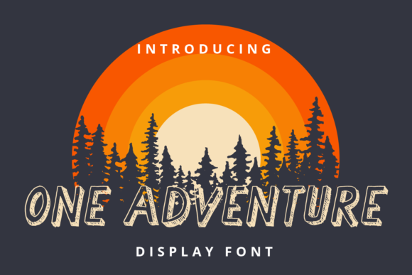 One Adventure: Integrating a Bold Vintage Display Font into Modern Design Workflows