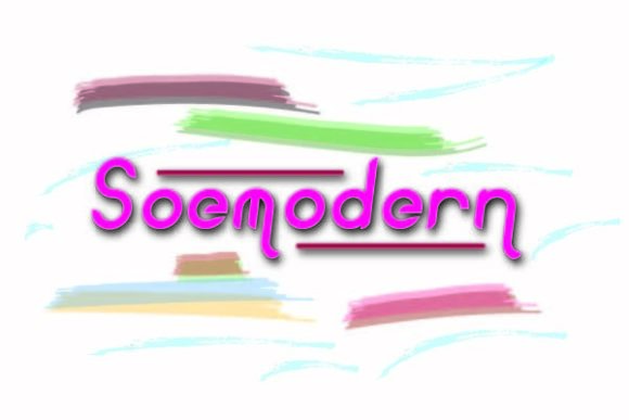 Soemodern: A Versatile Display Font for Modern Design Projects